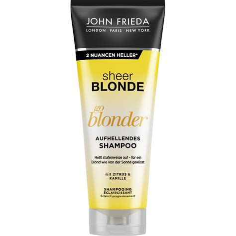 Sheer Blonde Aufhellendes Shampoo Go Blonder Von John Frieda Parfumdreams