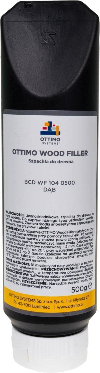 Szpachla do drewna DĄB 500g kit szpachlówka WOOD FILLER Masy