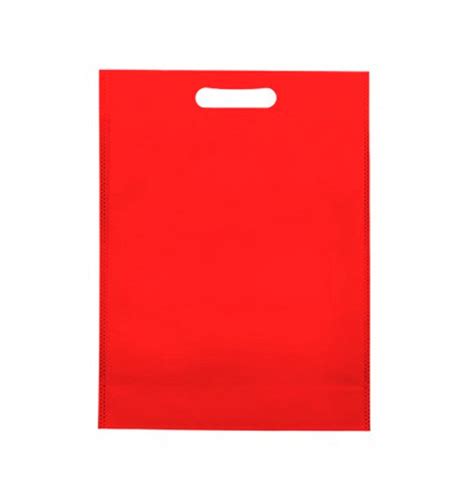 Non Woven Bag With Die Cut Handles Red 30 10x40cm 200 Units