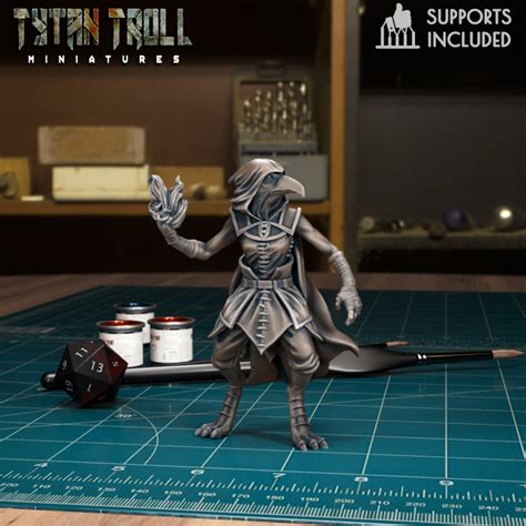 3D Printable DnD Heroes Mages Female Bundle Pre Supported By