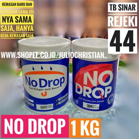 Jual No Drop Kiloan Kaleng Kg Warna Ready Mix Cat Pelapis Anti Bocor