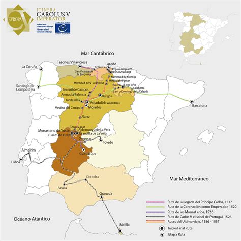 Rutas de Carlos V RUTAS CULTURALES DE ESPAÑA