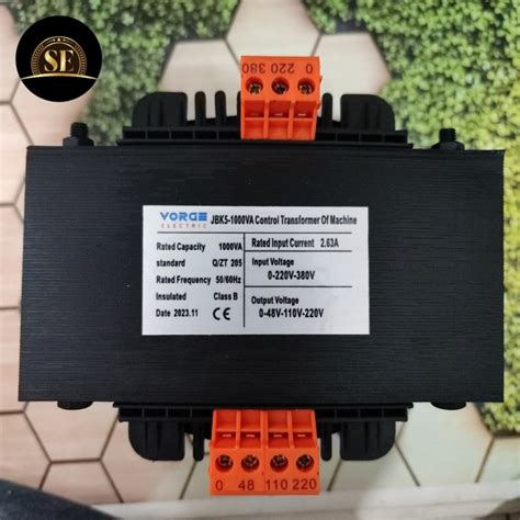 Jual VORGE Transformer Trafo Step Down JBK5 1000VA Input 220v 380V