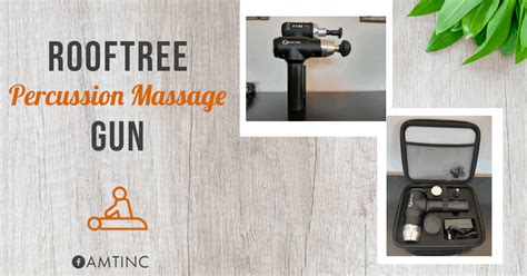 Rooftree R20 Massage Gun Review Massage And Bloggywork