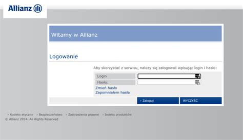 Czak Allianz Logowanie Agentbotpl