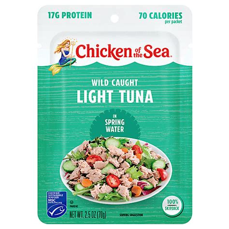 Chicken Of The Sea Chunk Light Tuna In Water 12 Ct Oz