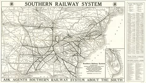 Southern Railway Route Map