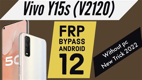 Vivo Y S Frp Bypass Andriod V How To Remove Google Account