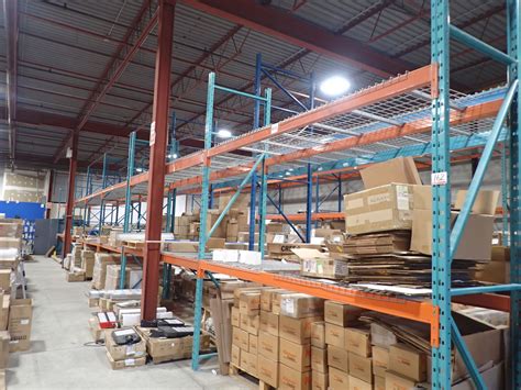 Sections Blueorange Pallet Racking W Mesh Decking Co 9 Uprights