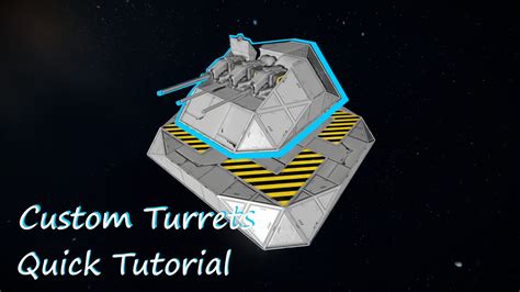 Space Engineers Custom Turrets Quick Simple Tutorial Youtube