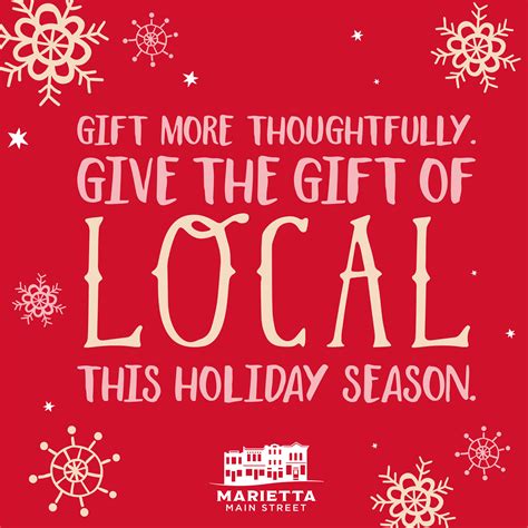 Holiday Shop Local Campaign Marietta Main Street