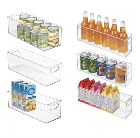 iDesign Linus Deep Storage Bins 6-Piece Set, Clear - NEW - Walmart.com