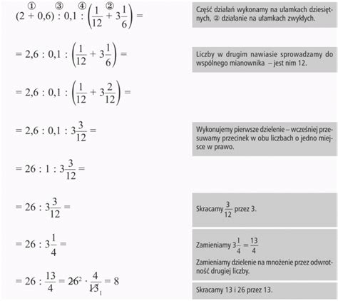 Działania Na Ułamkach Zwykłych I Dziesiętnych Na Poziomie Ucznia Klasy