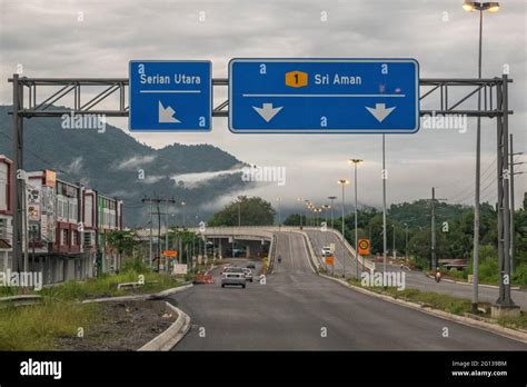 Flyover At Serian Town Sarawak East Malaysia Stock Photo Alamy