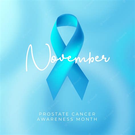 Premium Vector Blue November Prostate Cancer