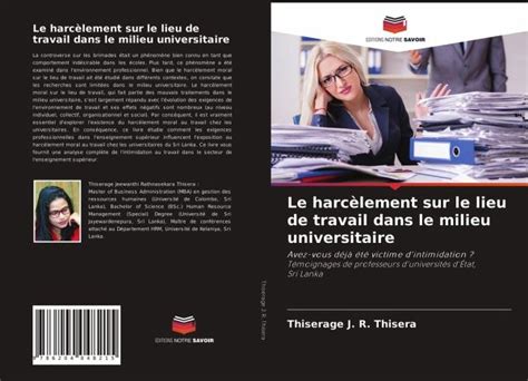 Le Harc Lement Sur Le Lieu De Travail Dans Le Milieu Universitaire Von