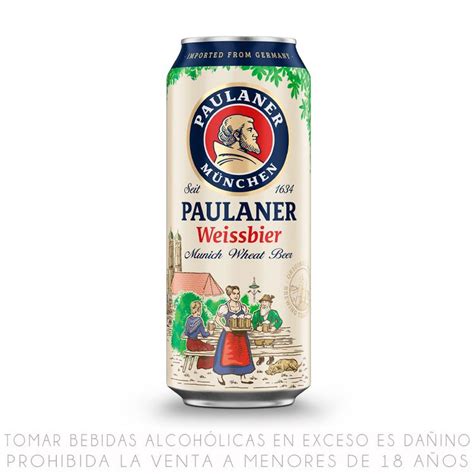 Cerveza Paulaner Weissbier Lata 500ml Wong