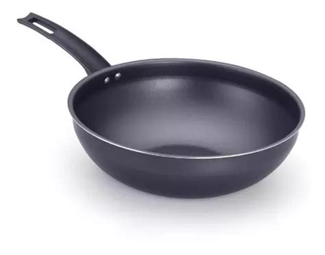 Frigideira Wok Antiaderente 2 3 Litros 24cm Panelux Cor Grafite