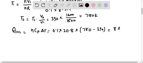 SOLVED 0 10 Mol Of A Monatomic Gas Follows The Process Shown In Figure