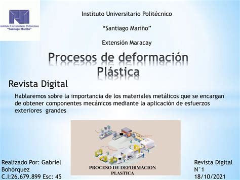 Procesos De Deformaci N Pl Stica By Gabriel Bohorquez Issuu