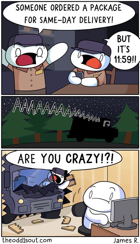 These 275 Funny Comics By Theodd1sout Have The Most Unexpected Endings Bored Panda