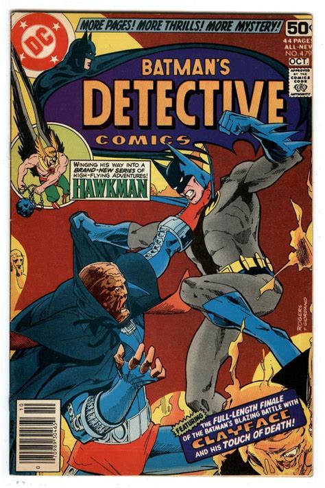 Detective Comics 479 Batman Clayface Marshall Rogers Art Neal Adams