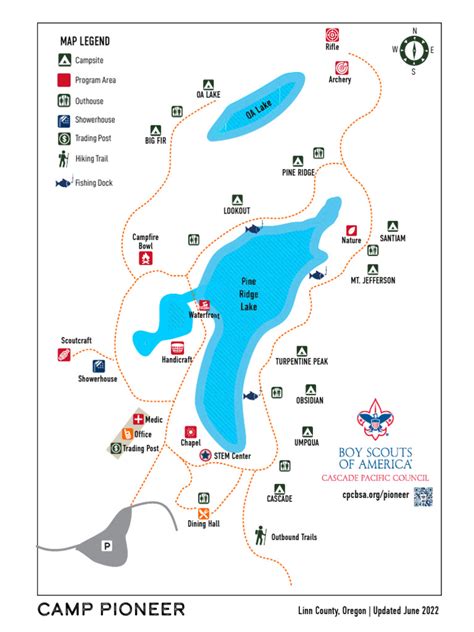 Camp Pioneer Trail Map | PDF