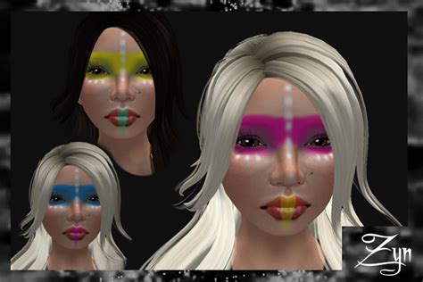 Second Life Marketplace Zyn Neon Tribal Markings Classic Av