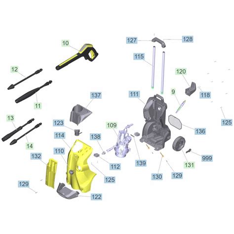 Discover The Inner Workings Of Karcher K4 With A Handy Spare Parts Diagram