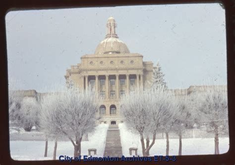 Parliament in Winter - City of Edmonton Archives