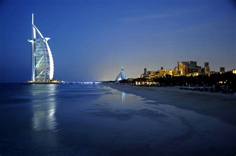 Burj Al Arab At Night 2 Jumeirah Pictures United Arab Emirates