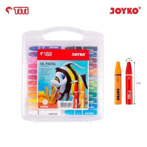 Oil Pastel Krayon Minyak Joyko OP 24S 24 Warna Colors Crayon Set