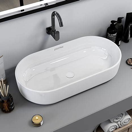 Plantex Platinum Ceramic Wash Basin Basin For Bathroom Tabletop Wash