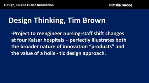 Design thinking, tim brown