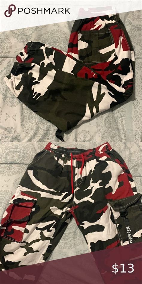 Trendy Camo Cargo Pants