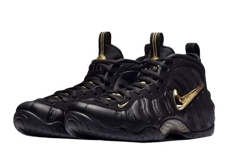 Nike Air Foamposite Pro Black Metallic Gold 624041-009 - KicksOnFire.com