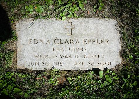 Edna Clara Eppler 1918 2001 Find A Grave Memorial