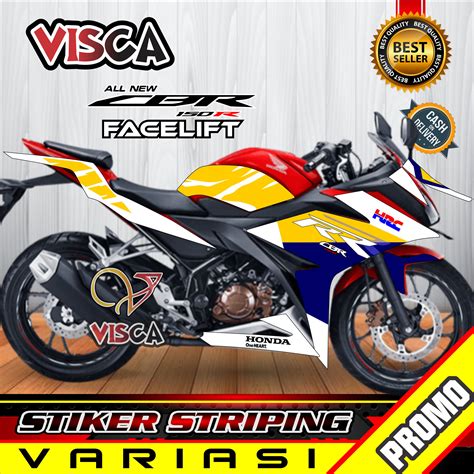 Stiker Striping Cbr 150r Facelift Variasi Livery 1000 Wbsk Lazada