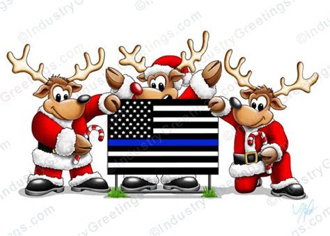 Support Police Christmas Card