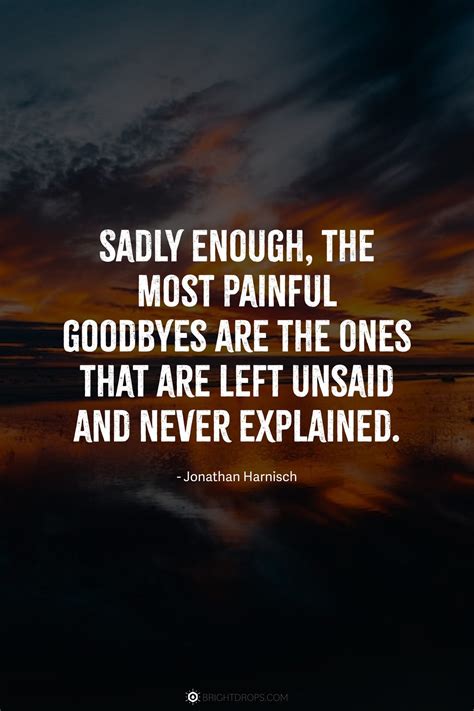 70 Goodbye Quotes to Express an Emotional Farewell - Bright Drops