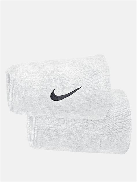 Nike Swoosh Doublewide Wristband Tennis Clothing Nencini Sport