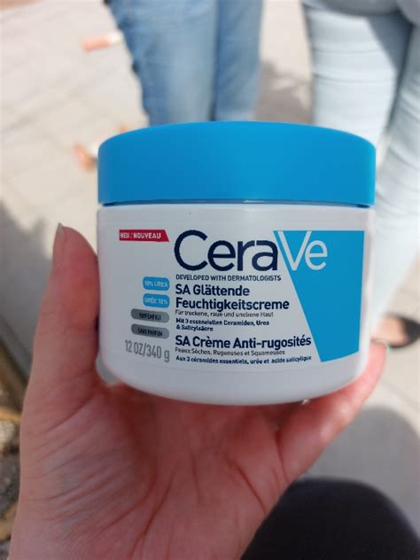 CeraVe Crème SA Anti Rugosités Crème Hydratante Corps Visage 24h