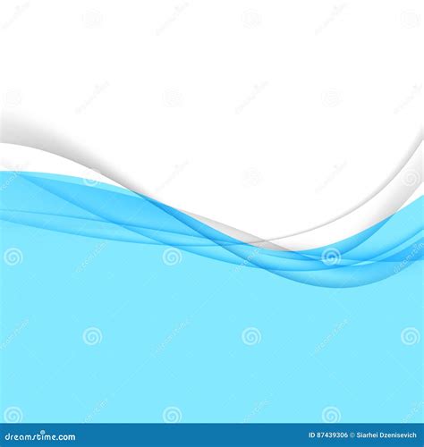 Blue Abstract Border Design Template Stock Vector - Illustration of ...