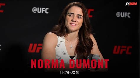 Norma Dumont Ufc Vegas 40 Full Pre Fight Interview Youtube