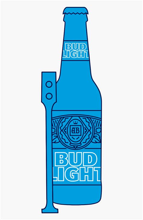 Bottle Of Budlight Clipart