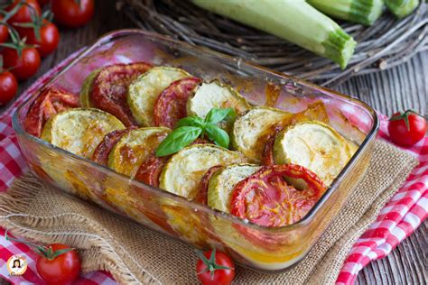 Zucchine Al Forno Con Mozzarella E Pomodori Contorno Facile