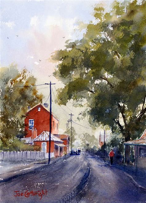 Watercolor Paintings Street Scene Gallery: Watercolour