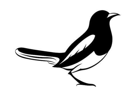 Premium Vector Magpie Birds Isolated On White Backgroundai Generated