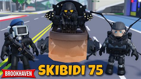 How To Turn Into Skibidi Toilet 75 In Roblox Brookhaven Id Codes