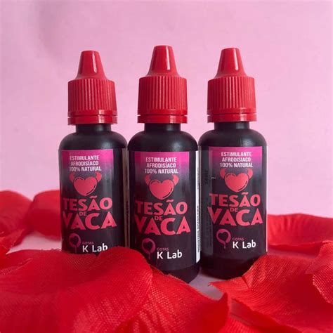 Tesão De Vaca Afrodisíaco Kit 3un 15ml Pimentinha Sex Shop